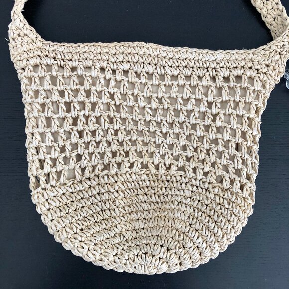 Capelli Straworld, Inc. Shoulder Tote Bag with Crystal Embellishment, Beach Bag - Picture 6 of 15